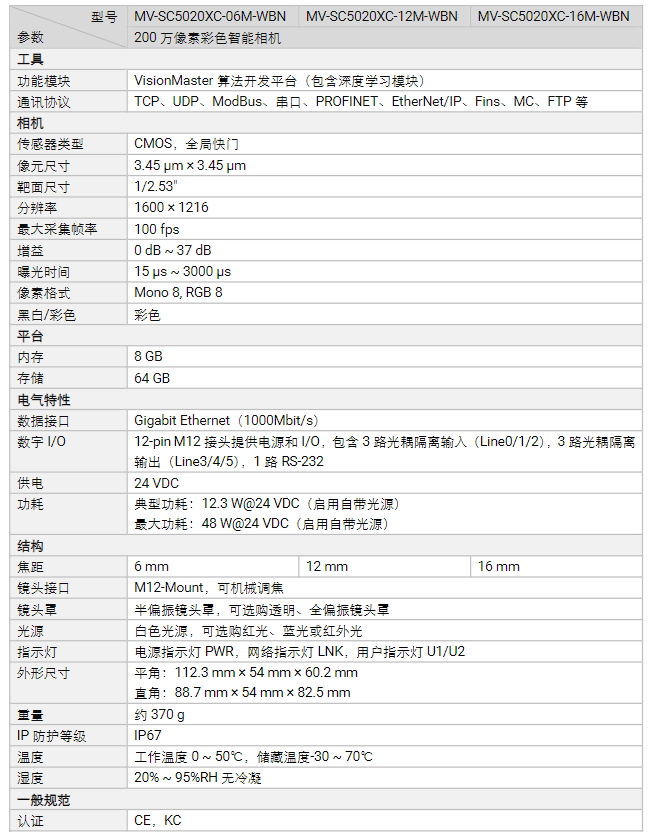 ?？礛V-SC5020XC-06M/12M/16M-WBN 200萬像素彩色智能相機參數(shù).png